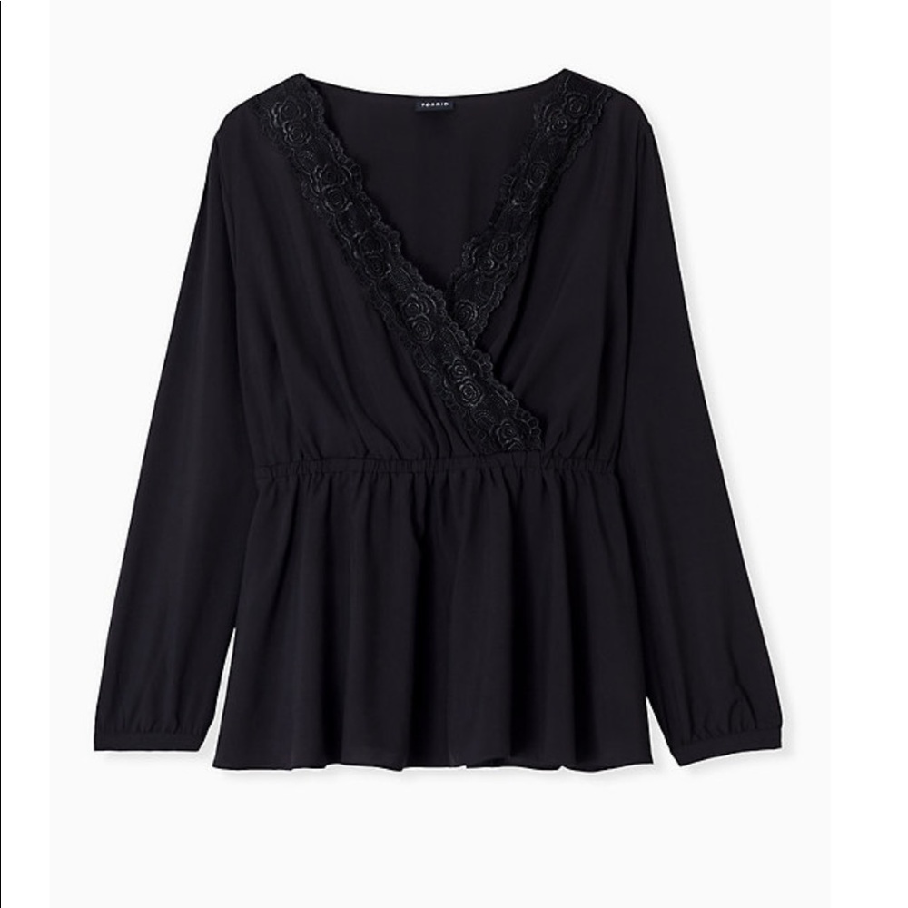 BRAND NEW TORRID babydoll work shirt